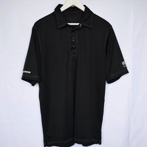 Sunice Black Athletic Polo T-Shirt